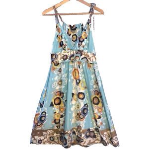 BCBGMAXAZRIA Women's Sundress Floral Adjustable Straps Size XS